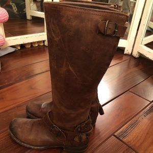 Frye Brown Leather Boots